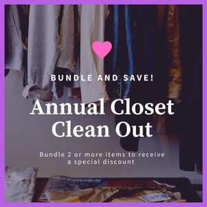 Closet Clean Out! Bundle 2 or more to save!